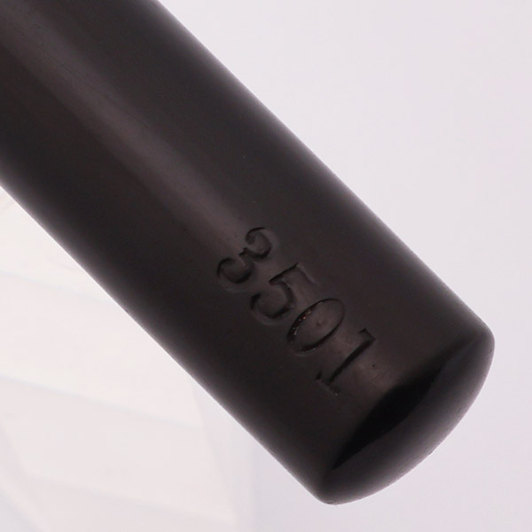 Mabie Todd Swan 3501 Fountain Pen Black Hard Rubber, Italic Nib